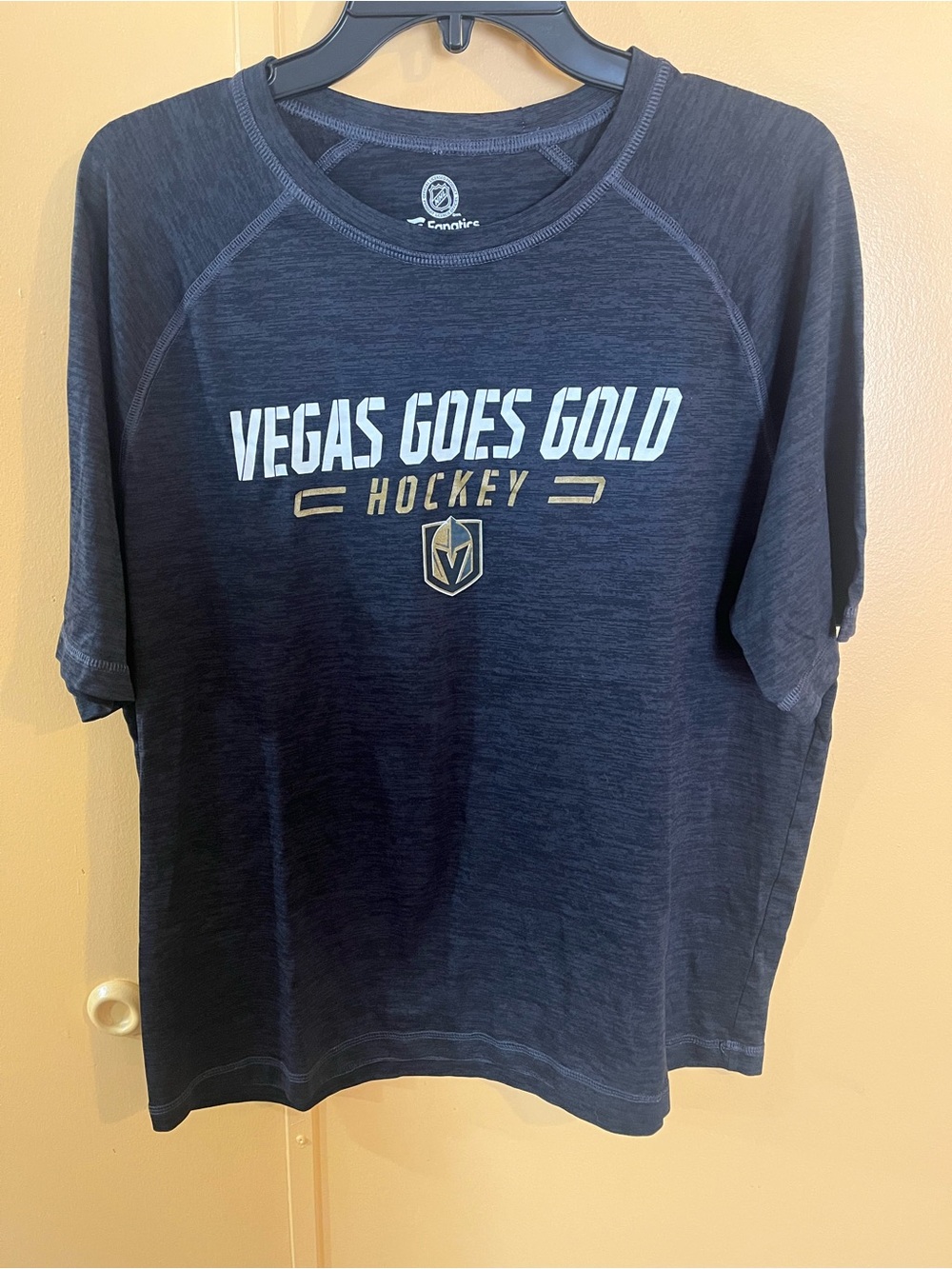 Fanatics Men’s XL Black Short-Sleeve Vegas Golden Knights Hockey Tee NHL
